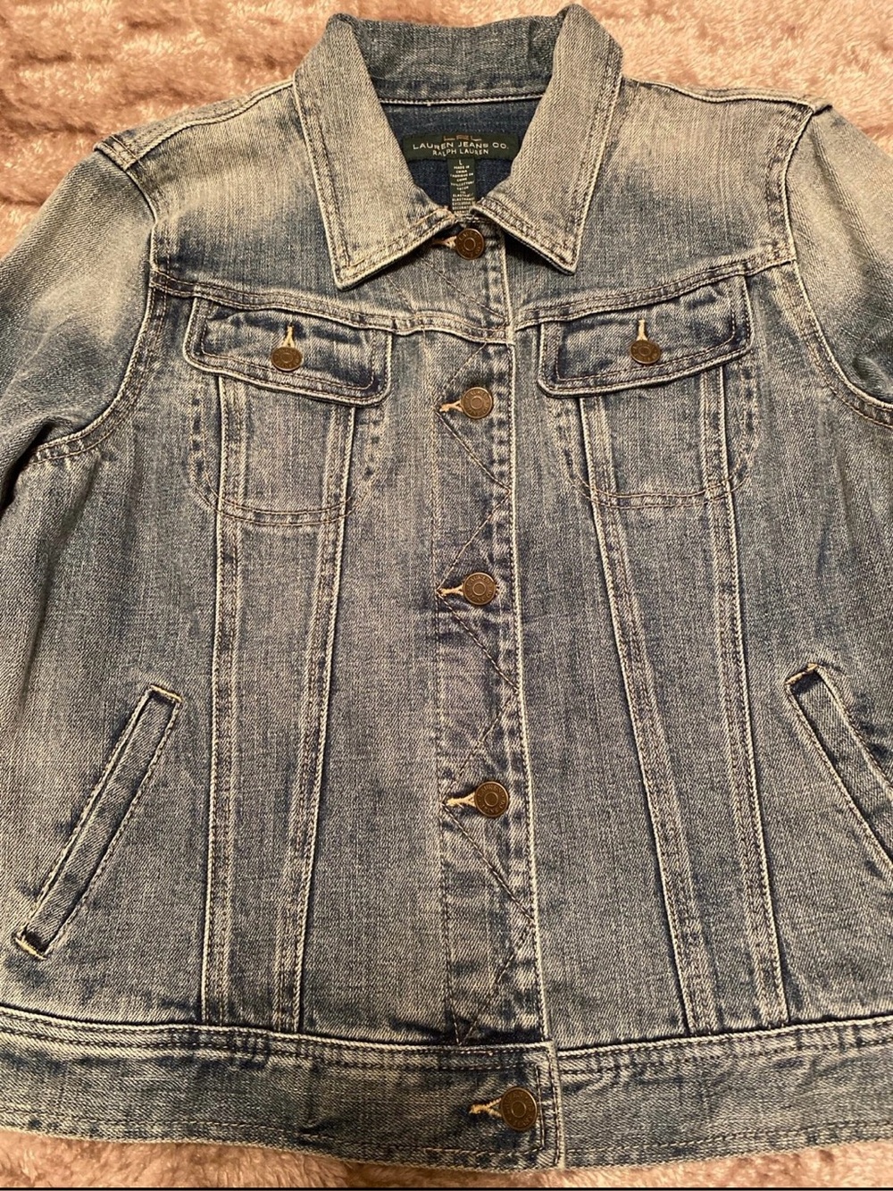 Ralph Lauren Washed Blue Denim Jacket